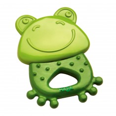 Teething ring rattle: Frog