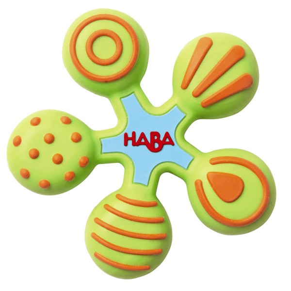 Teething ring rattle: Star - Haba-1300426