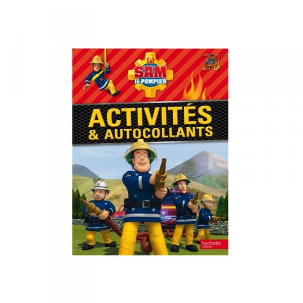 Livre d'activités et autocollants : Sam le pompier - Hachette-7622310