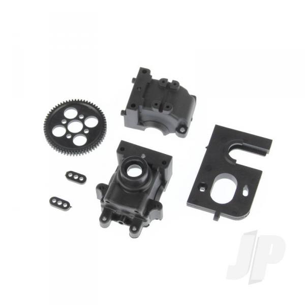 Differential Gearbox + Motor Mount + Spur Gear (Volcano, Warhead, Frontier) - HBX680P004