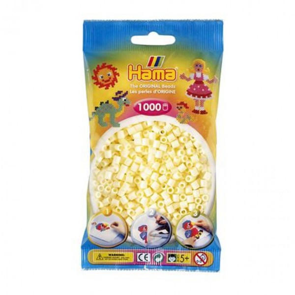 Sachet de 1000 perles Hama Midi : Crème - Hama-207-02