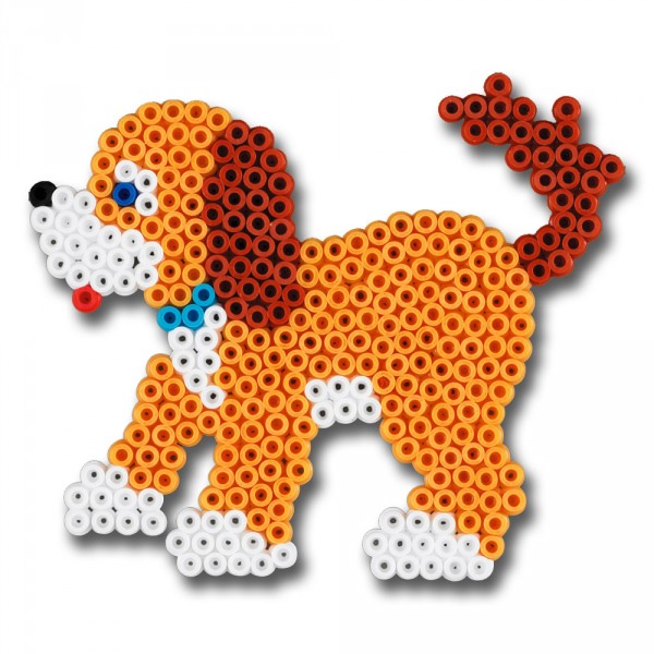Plaque pour perles à repasser Hama Midi : Grande plaque chien - Hama-287