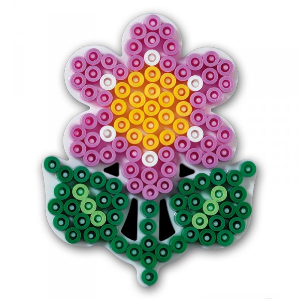 Plaque pour perles à repasser Hama Midi : Petite plaque fleur - Hama-327