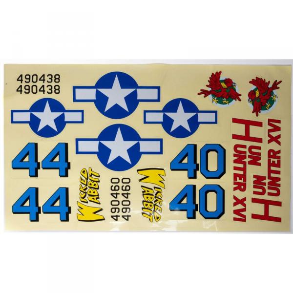 Hangar9 - Decal Set - Fun Scale P-47 Thunderbolt PNP - HAN338022