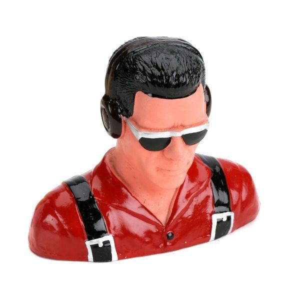1/5 Pilot,Civilian w/Headphones&Sunglasses (Red) - HAN9119