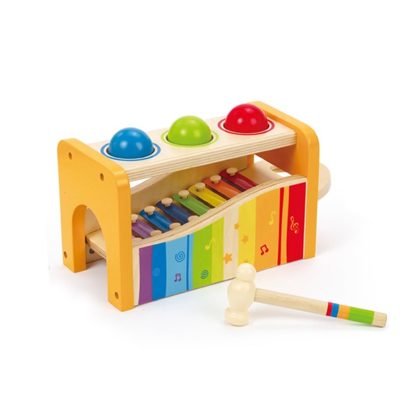 Hammering bench with wooden xylophone - Hape-E0305