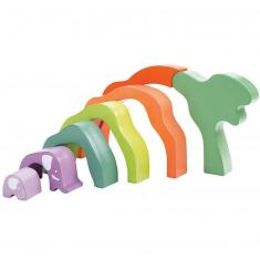 Safari Elephant Stacking Blocks