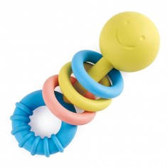 Teething ring and rattling rings