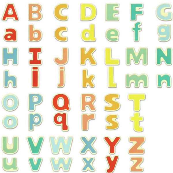 My magnetic alphabet - uppercase and lowercase - Hape-E2006