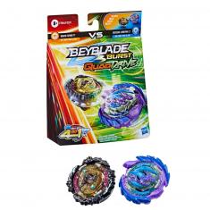 Toupies Beyblade Burst QuadDrive : BERSERK LINWYRM L7 et WRATH FAFNIR F7