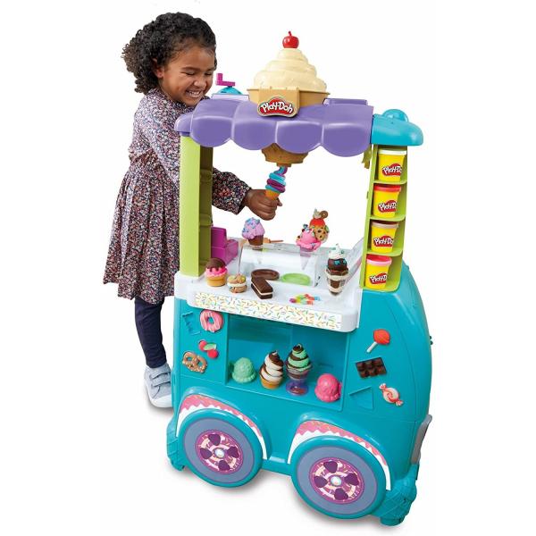 Modeling dough box: Kitchen Créations giant ice cream truck - Hasbro-F1039