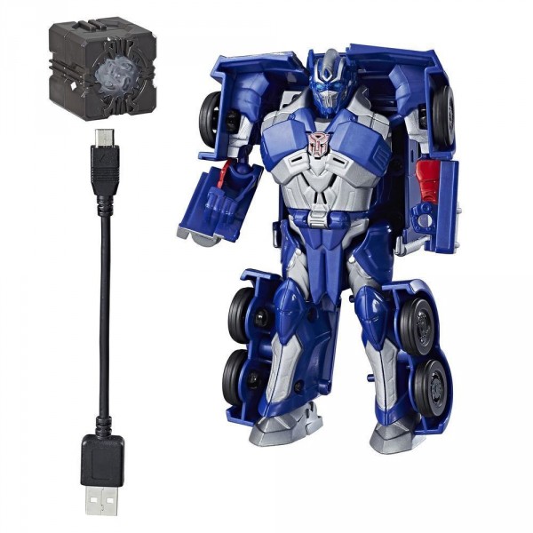 Figurine Transformers : Allspark Tech : Starter Pack Optimus Prime - Hasbro-C3368-C3479