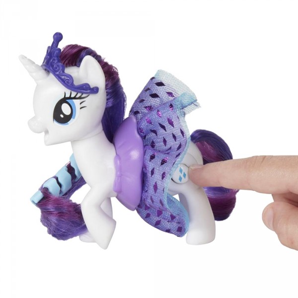 Figurine My Little Pony : Jupe tournante et brillante : Rarity - Hasbro-E0186-E0688