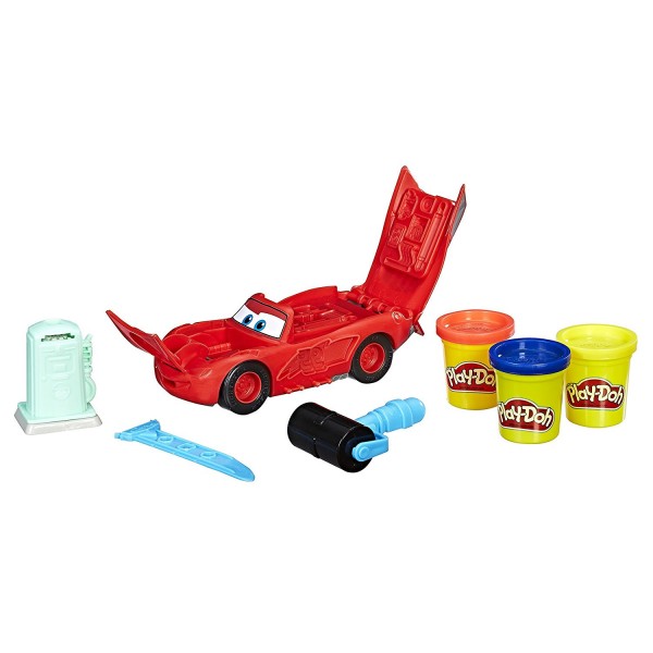 Pâte à modeler PlayDoh : Flash McQueen-Cars 3 - Hasbro-C1043