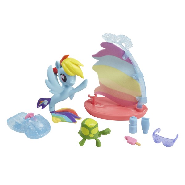 Figurine My Little Pony The Movie : Rainbow Dash sports sous-marins - Hasbro-C0682-E1002