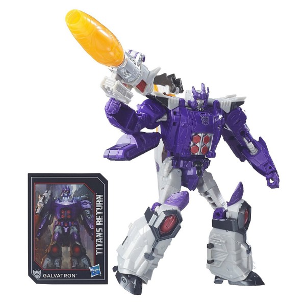 Figurines Transformers Generation Titan War : Nucleon et Galvatron - Hasbro-B7769-B6460