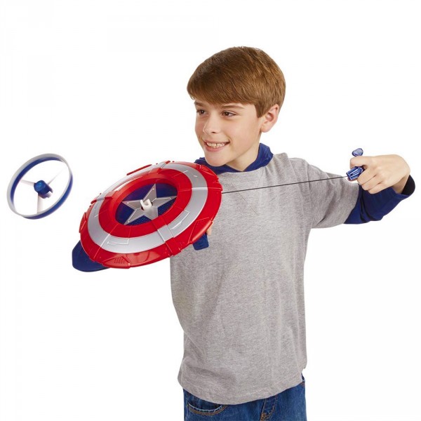 Bouclier lance-disque Captain America - Hasbro-B0427