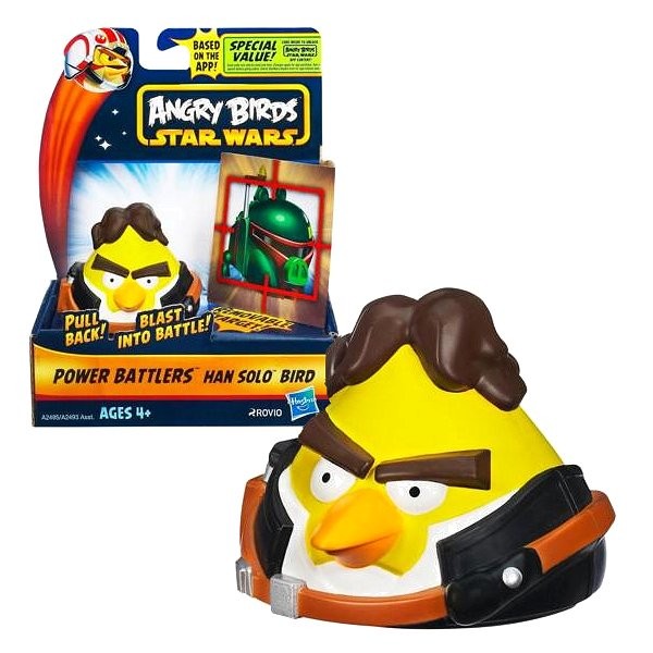 Figurine Angry Birds Star Wars : Power Battlers : Han Solo Bird - Hasbro-A2493-A2495