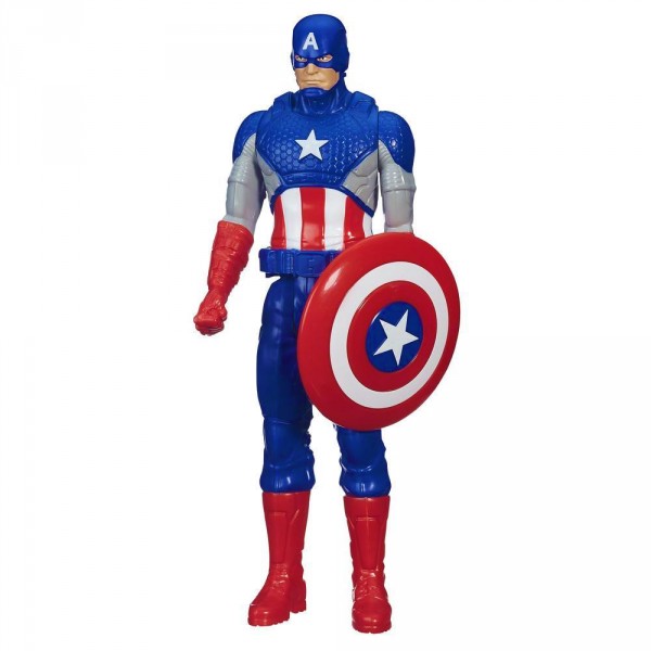 Figurine Avengers : Série Héros Titan 30 cm : Captain America - Hasbro-B6660-B6153