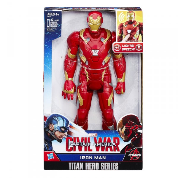 Figurine électronique Série Héros Titan Iron Man - Hasbro-B6177