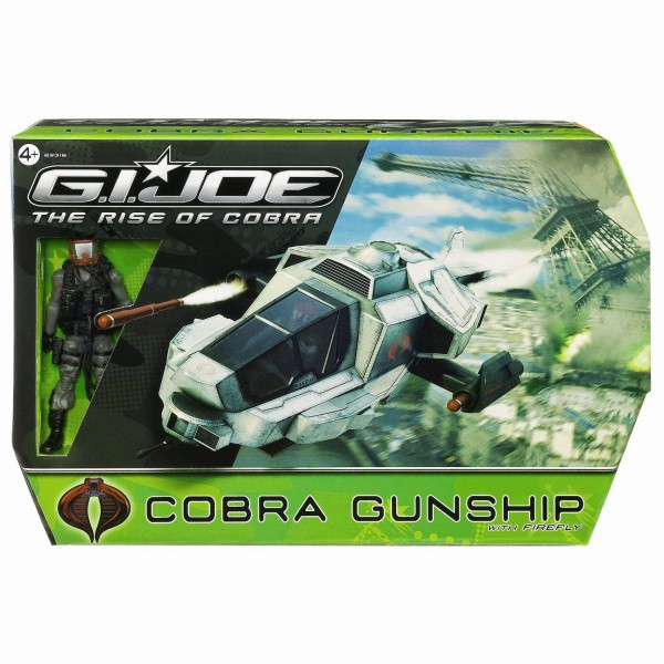 Figurine et véhicule Gi Joe : The rise of Cobra : Hélicoptère Cobra Gunship - Hasbro-68971