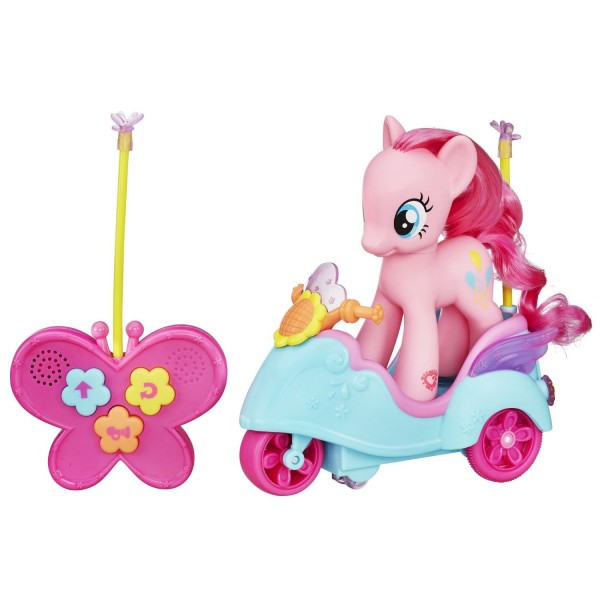 Figurine et véhicule radiocommandé Mon petit poney : Scooter de Pinkie Pie - Hasbro-B2214