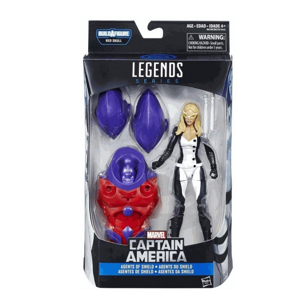 Figurine Marvel Legends Series Agents du Shield noir - Hasbro-B6355-B6396