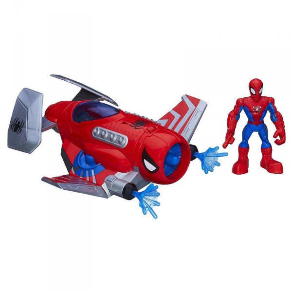 Figurine Spiderman avec Spider Jet - Hasbro-A5662