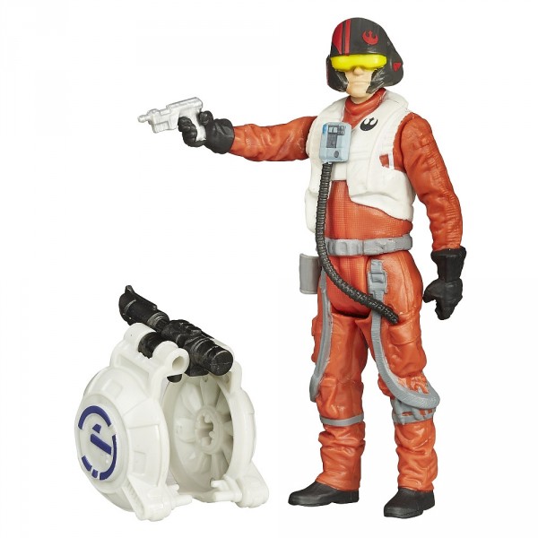 Figurine Star Wars A 10 cm : Poe Dameron - Hasbro-B3445-B3449