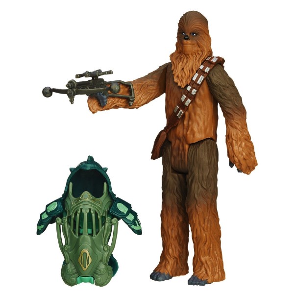 Figurine Star Wars avec arme et combinaison : Chewbacca - Hasbro-B3886-B3891