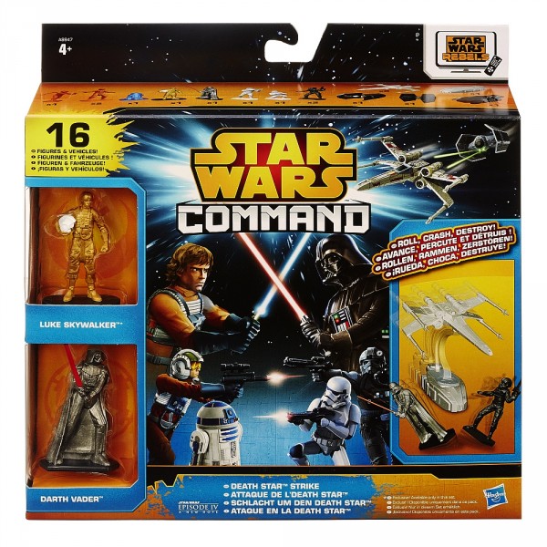 Figurine Star Wars Command : Coffret 16 figurines : Attaque de l'Etoile Noire - Hasbro-A8946-A8947
