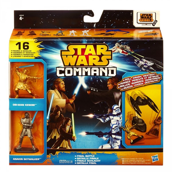 Figurine Star Wars Command : Coffret 16 figurines : Bataille finale - Hasbro-A8946-A8948