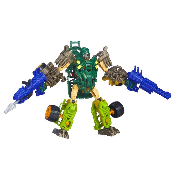 Figurine Transformers : Construc-Bots Dinobots Warriors : Hound et Wide Load Dino - Hasbro-A6149-A7064