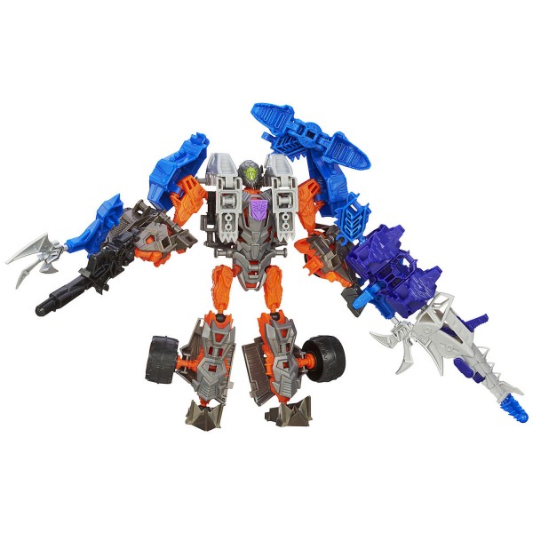 Figurine Transformers : Construc-Bots Dinobots Warriors : Lockdown et Hangnail Dino - Hasbro-A6149-A6167