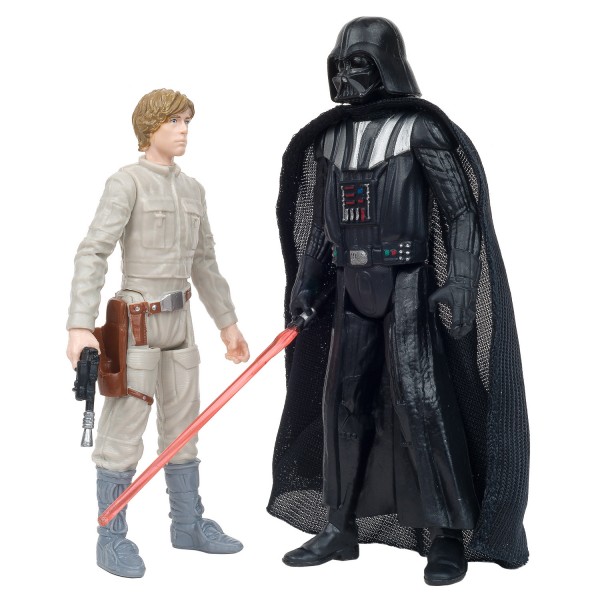 Figurines Star Wars Série Mission : Luke Skywalker et Dark Vador - Hasbro-A5228-A8658