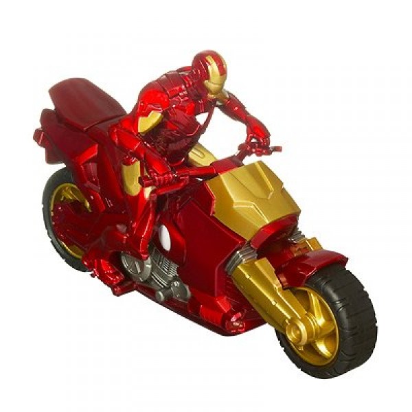 Iron Man Movie 2 - Iron Man et sa moto - Hasbro-93584-93582