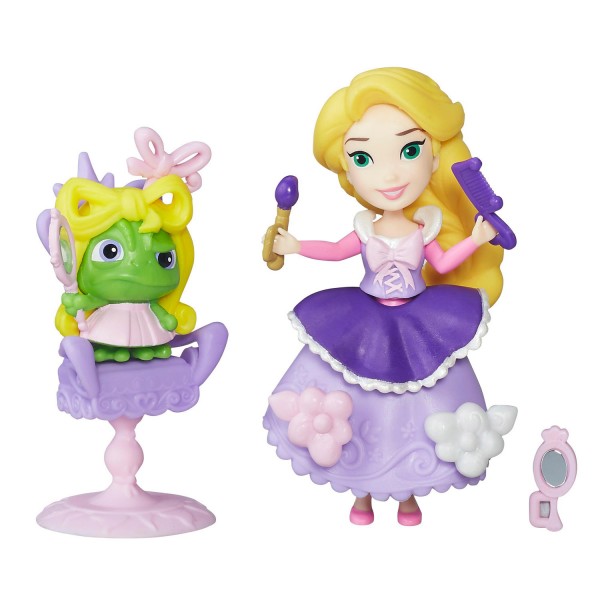 Mini poupée Disney Princesses : Le salon de coiffure de Raiponce - Hasbro-B5334-B5337