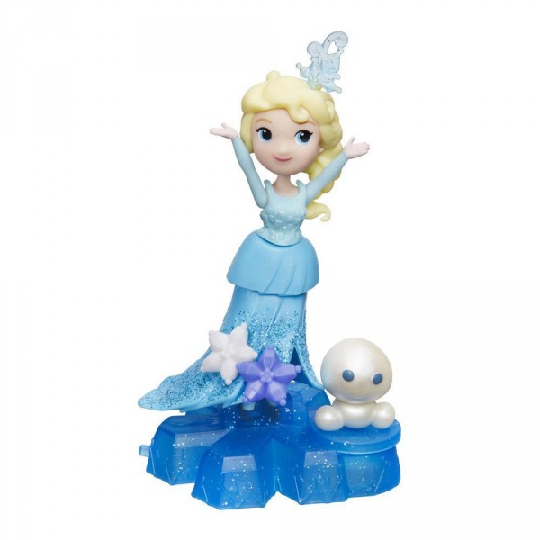 Mini Poupée La Reine des Neiges (Frozen) Disney Little Kingdom : Roule à toute vitesse Elsa - Hasbro-B9249-B9873