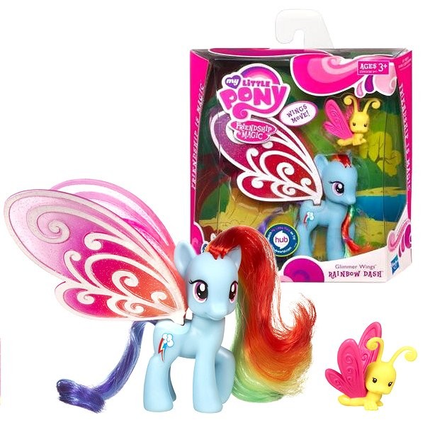 Figurine Mon petit poney Ailes magiques : Rainbow Dash - Hasbro-37367-37370