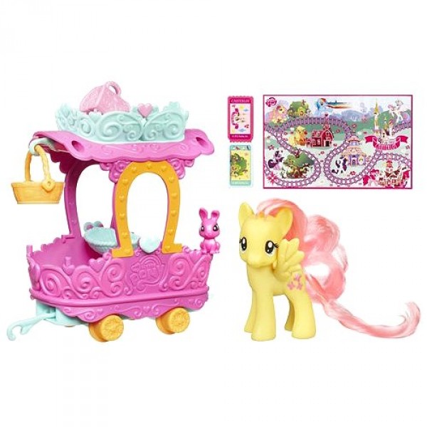 Figurine Mon petit poney : Wagon de l'amitié : Fluttershy - Hasbro-37371-37379