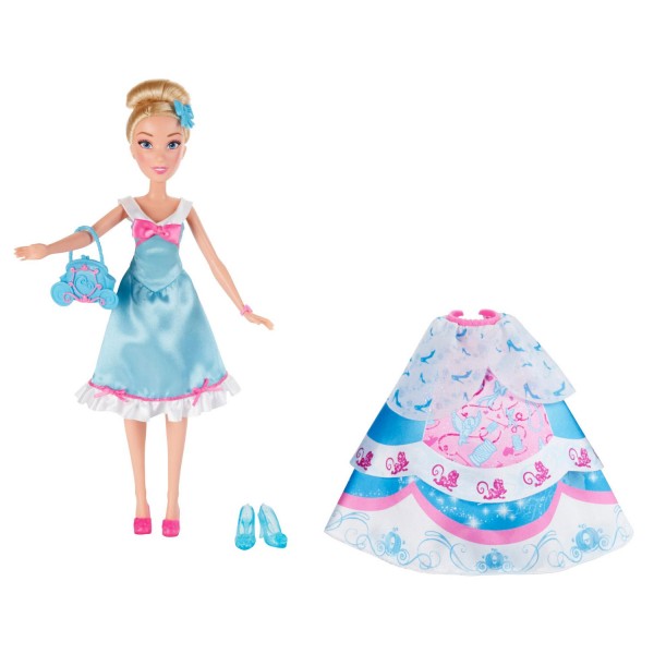 Poupée Disney Princesses : Cendrillon et ses tenues - Hasbro-B5312-B5314