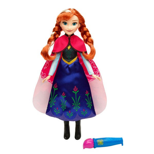 Poupée La Reine des Neiges (Frozen) : Anna cape féérique - Hasbro-B6699-B6701