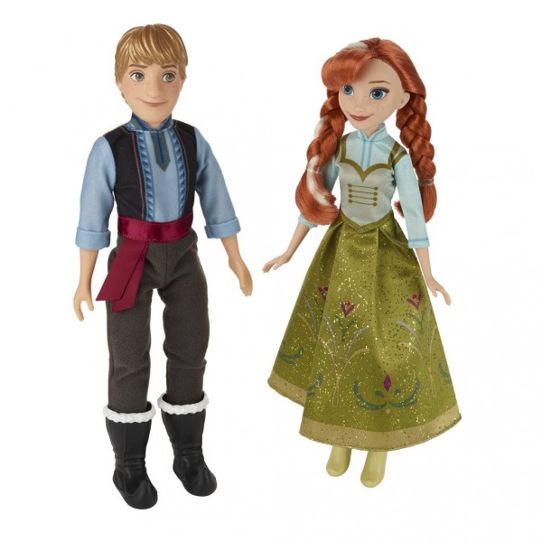 Poupées La Reine des Neiges (Frozen) : Coffret duo Anna et Kristoff - Hasbro-B5168
