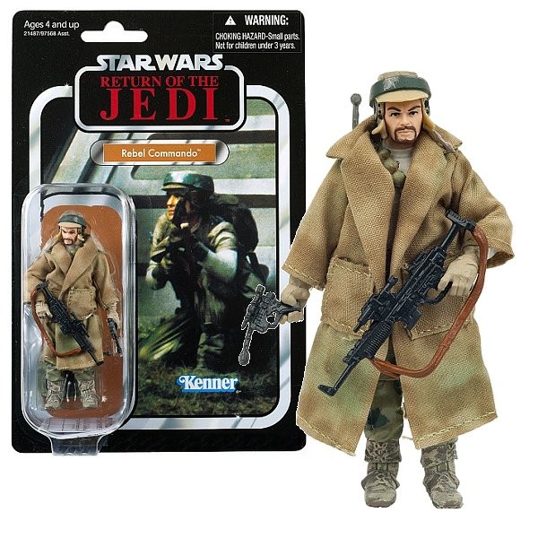 Star Wars - Figurines vintage Episode VI Le retour du Jedi : Commando rebelle - Hasbro-97568-21487