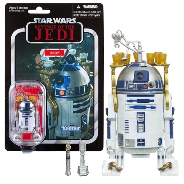 Star Wars - Figurines vintage Episode VI Le retour du Jedi : R2-D2 - Hasbro-97568-21486