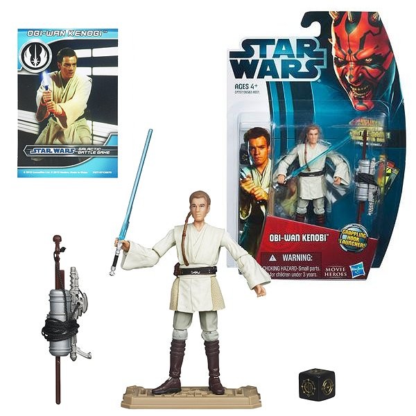 Figurine Star Wars et carte à collectionner : Movie Heroes : Obi-Wan Kenobi - Hasbro-36563-37757