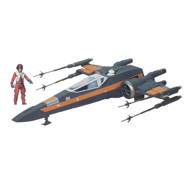 Vaisseau Star Wars Medium Deluxe : X-Wing de Poe Dameron - Hasbro-B3953