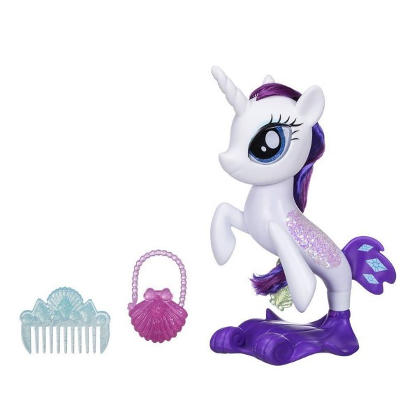 Figurine My Little Pony : Poney Sirène scintillant : Rarity - Hasbro-C0683-E1003