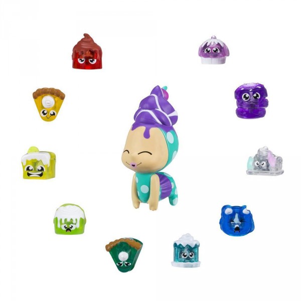 Figurine Hanazuki : Pack de 5 Trésors et 1 Little Dreamer : Treasures Sweets - Hasbro-B8054-B8454