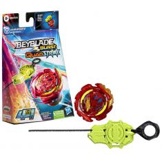 Toupie Beyblade Burst QuadStrike : Starter Pack avec toupie de compétition Stellar Hyperion H8 et La